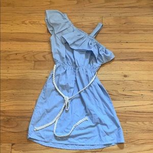 ChilliPop Striped One-shoulder Dress, size 7